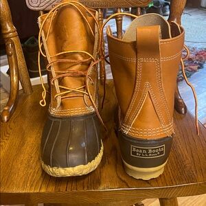 L.L. Bean Leather and Rubber Duck Boots